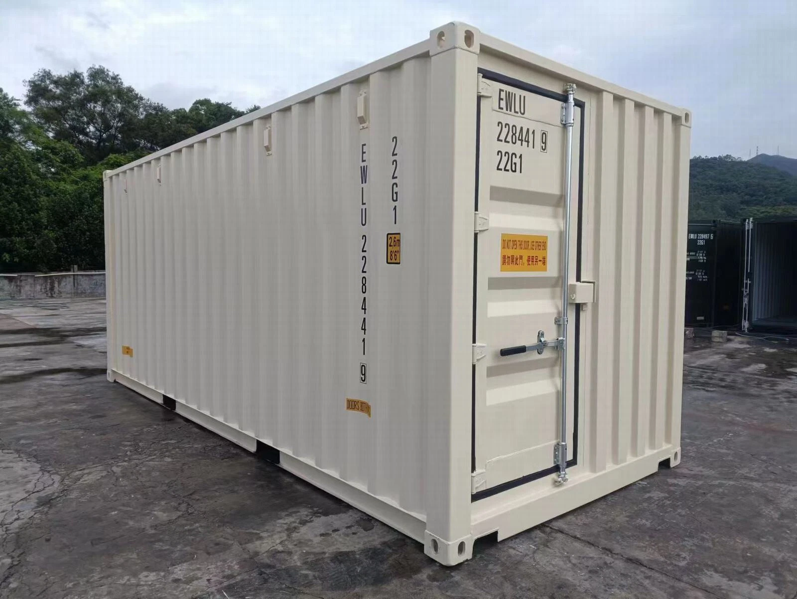 20ft One-Trip Shipping Container – Triple Door Access (Double + Single Door)