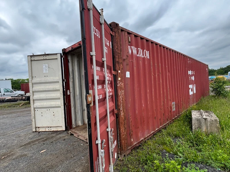 45ft Steel Shipping Containers Red - Image 3