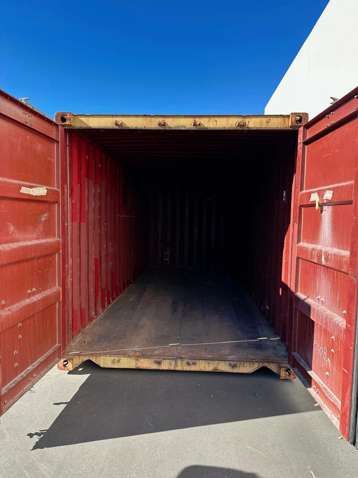 20ft Conex Shipping / Storage Container – Yellow/Gold – Priced to Sell! - Image 7