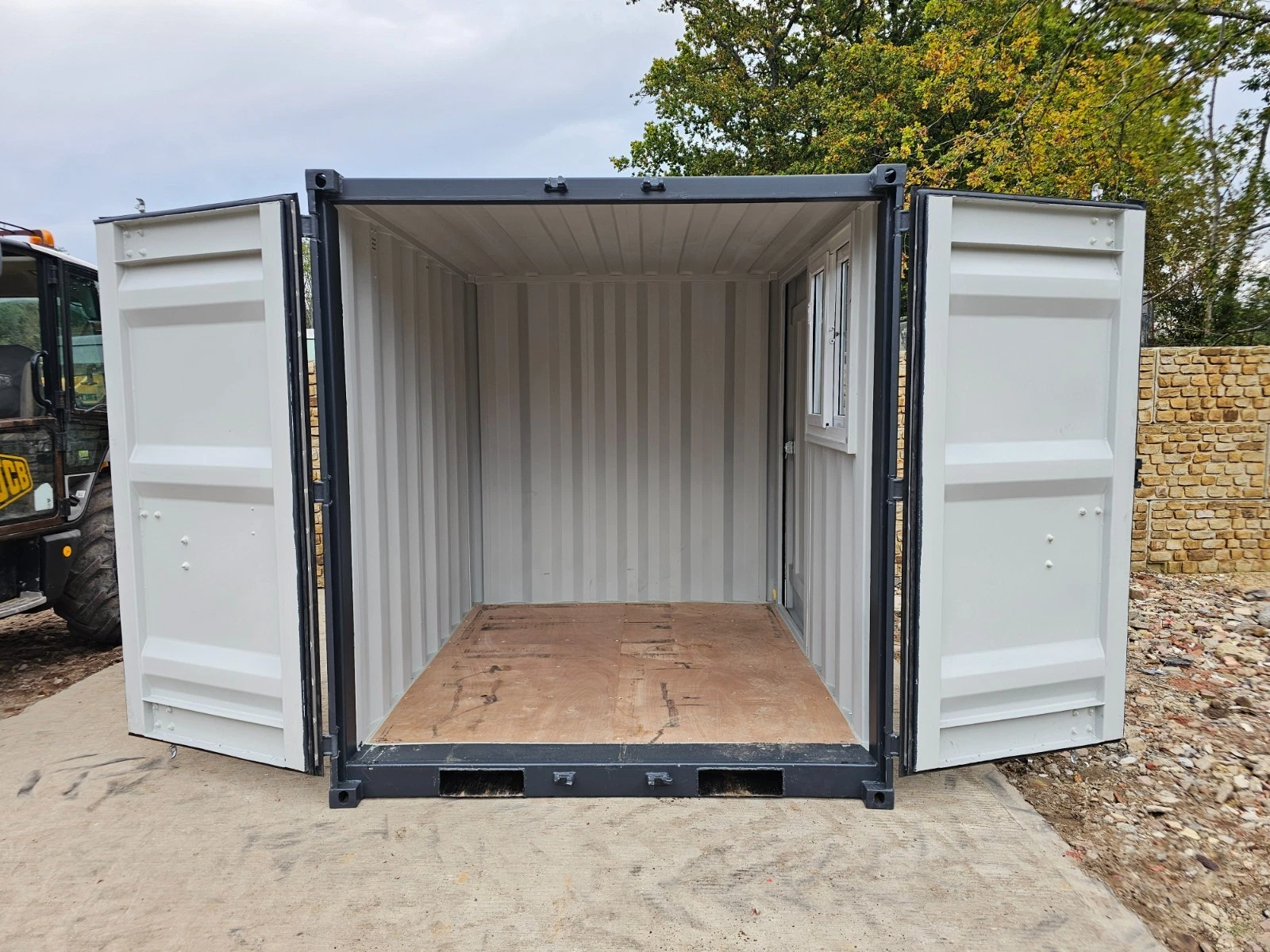 8' Shipping Container Site Safe Lock Up Box Toolbox 8ft Workshop Shed Office - Image 14