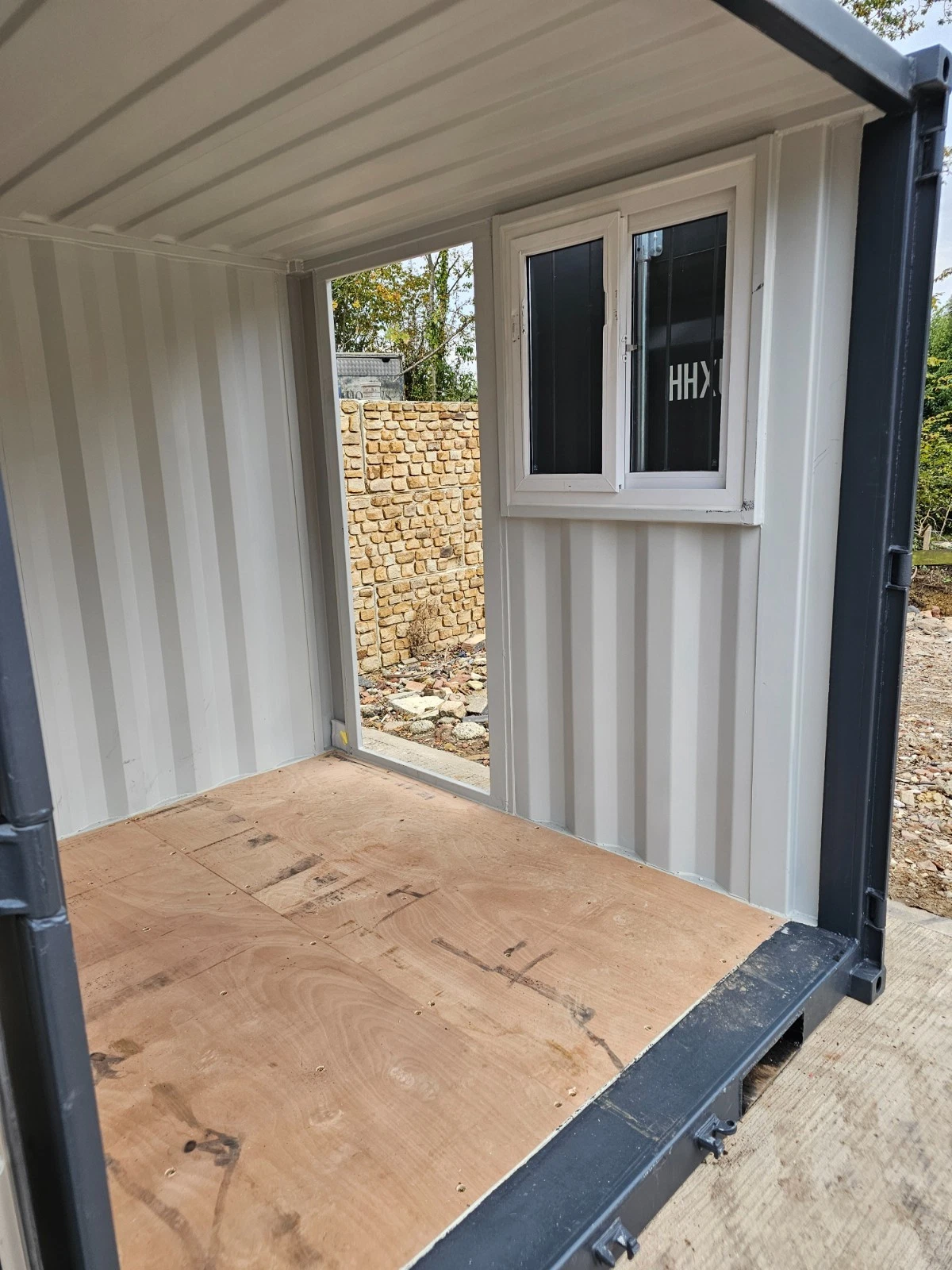 8' Shipping Container Site Safe Lock Up Box Toolbox 8ft Workshop Shed Office - Image 11