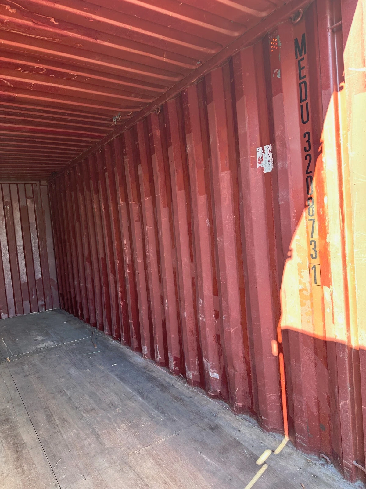 20ft Conex Shipping / Storage Container – Yellow/Gold – Priced to Sell! - Image 11