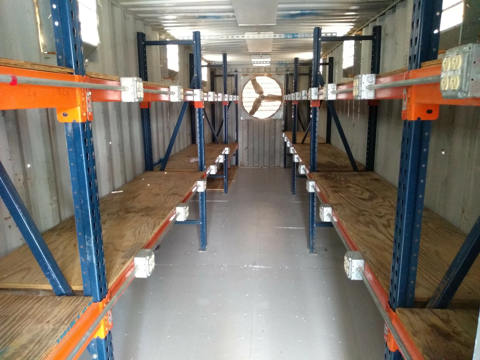 40 ft Container Shop - Climate Controlled Office + Inventory Storage / Racking - Image 10