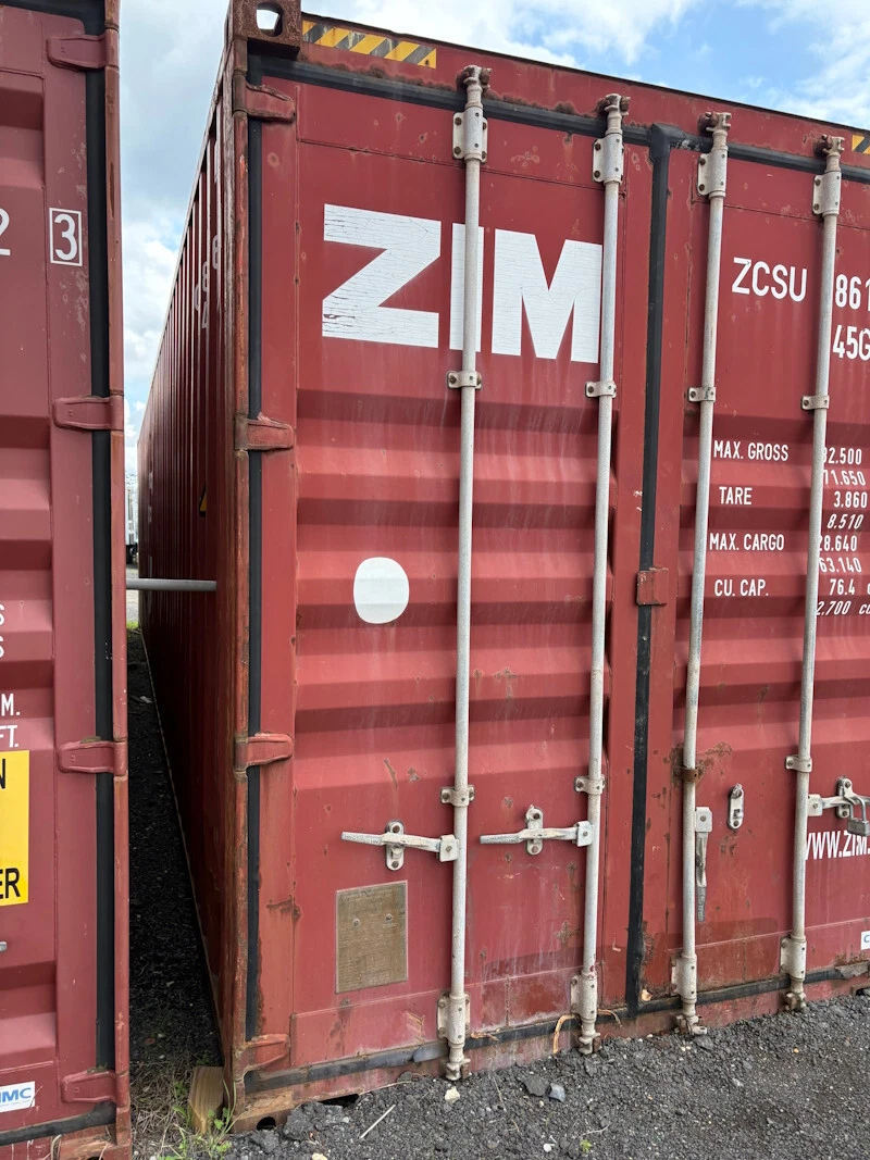 45ft Steel Shipping Containers Red - Image 2