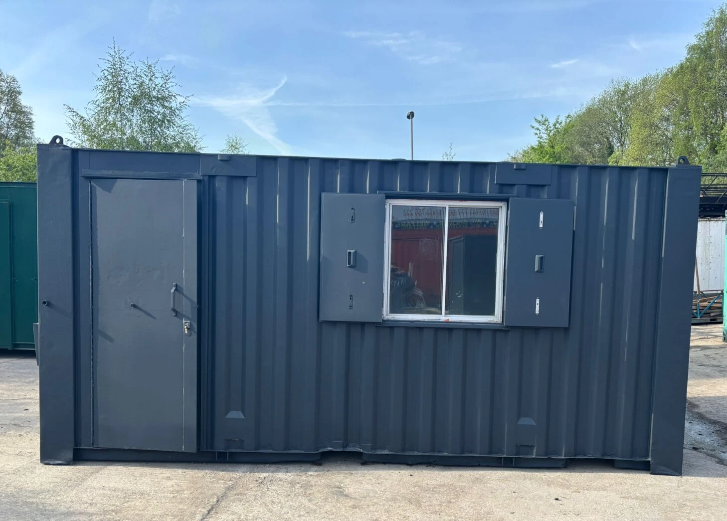 20ft Anti Vandal Office canteen with partition any colour - Image 6