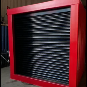6ft Bespoke Roller Shuttered Shipping Container | Secure Motorized Coiling Door