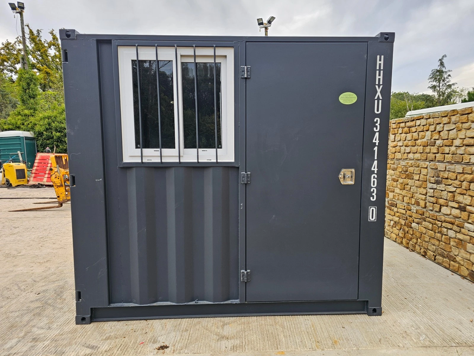 8' Shipping Container Site Safe Lock Up Box Toolbox 8ft Workshop Shed Office - Image 18