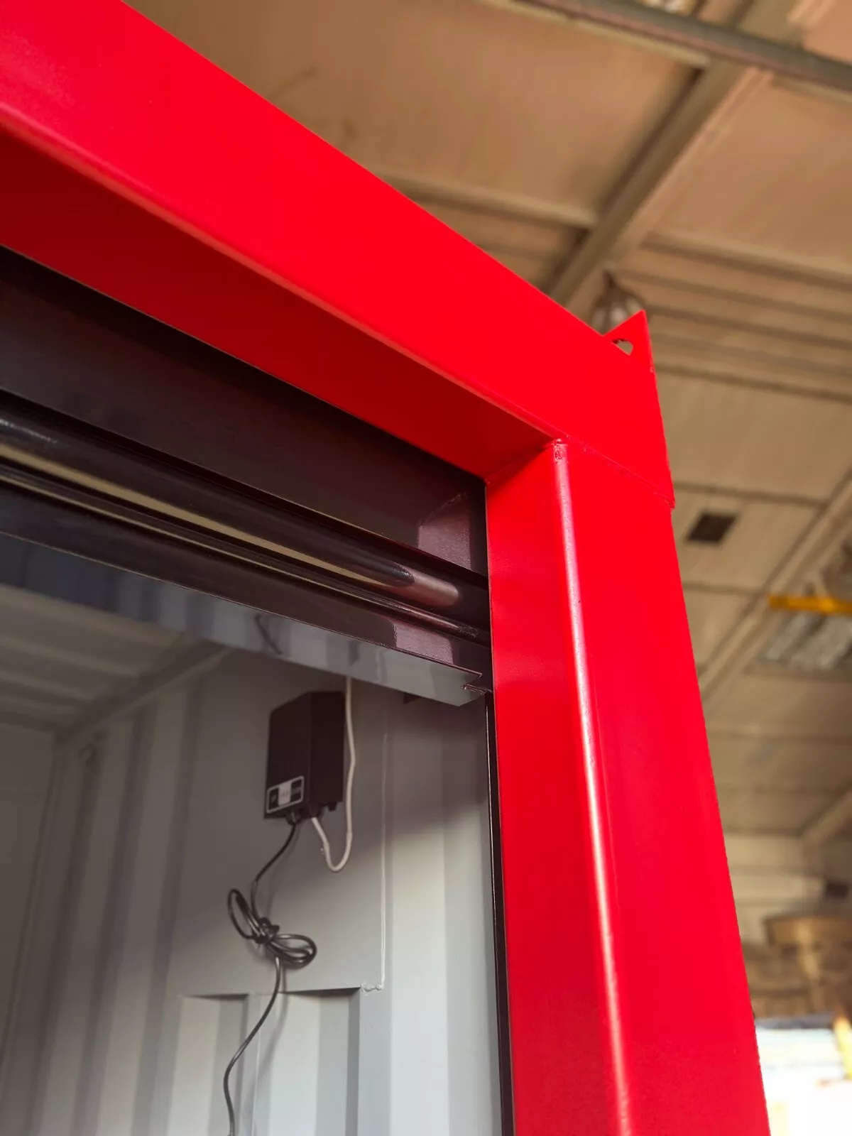 6ft Bespoke Roller Shuttered Shipping Container | Secure Motorized Coiling Door - Image 3