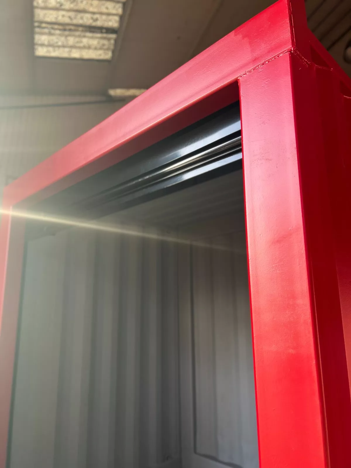 6ft Bespoke Roller Shuttered Shipping Container | Secure Motorized Coiling Door - Image 2