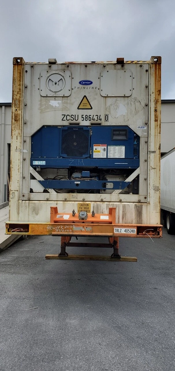 40ft HC Reefer Container–Wind & Water Tight, Non-Working For Sale - Image 2