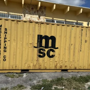 20ft Conex Shipping / Storage Container – Yellow/Gold – Priced to Sell!