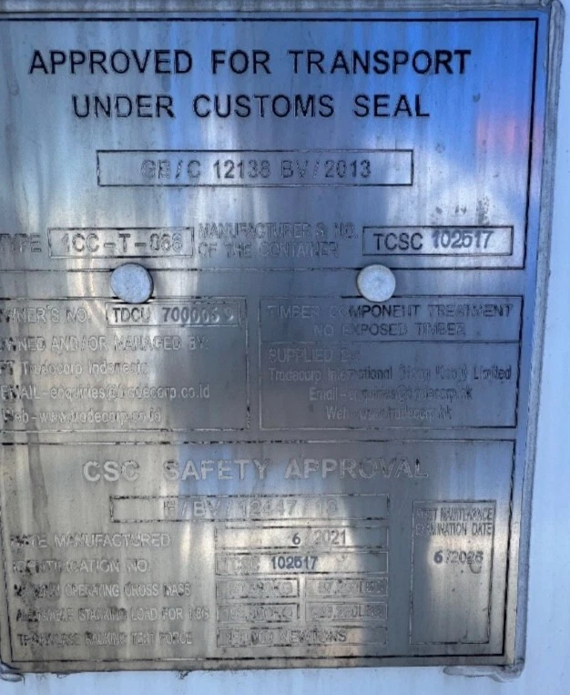 Thermo King Refrigerator Container - 20' 2021 Reefer - Image 3