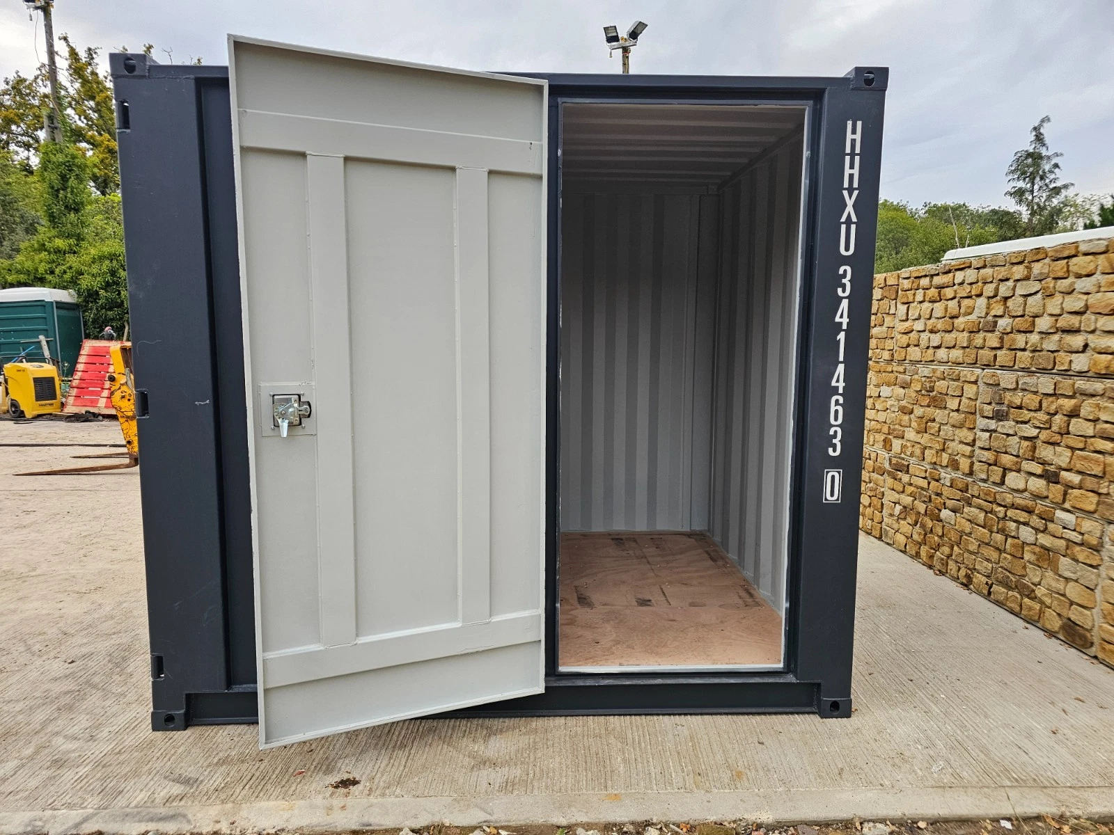 8' Shipping Container Site Safe Lock Up Box Toolbox 8ft Workshop Shed Office - Image 15