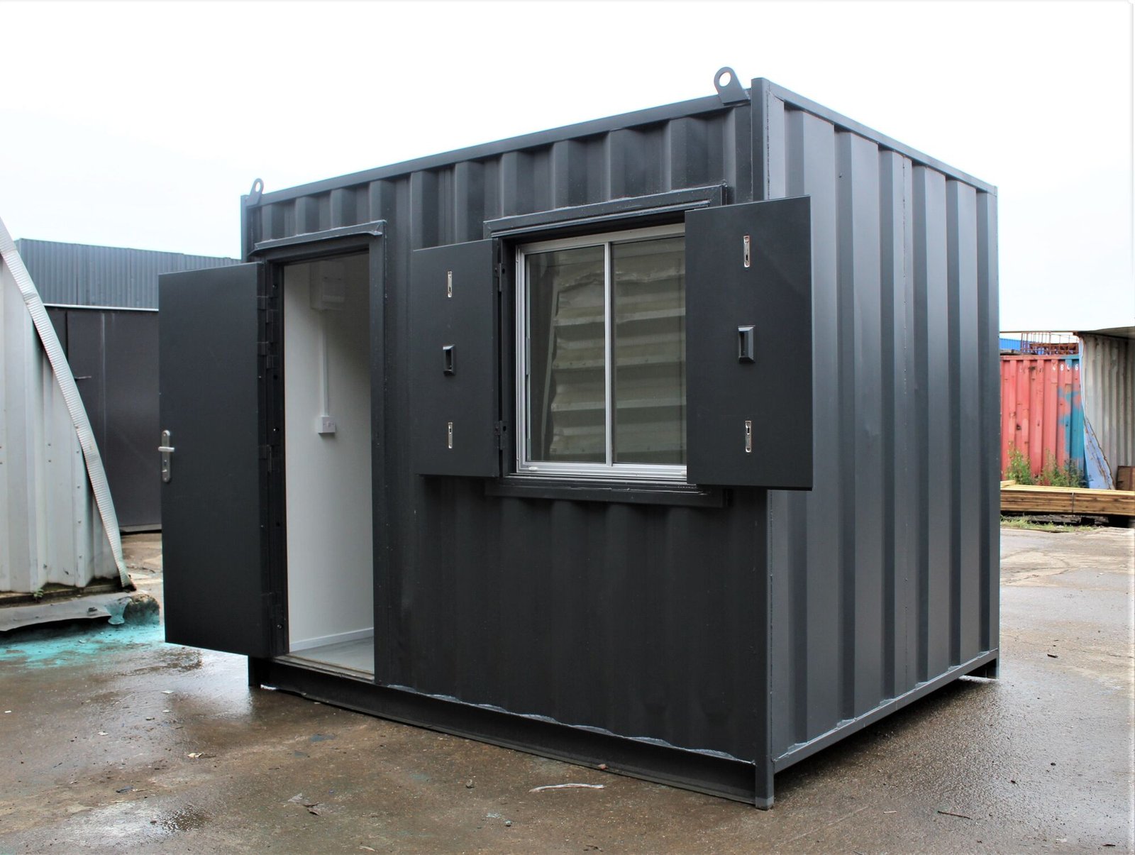 10ft X 8ft Custom Shipping Container Office - Image 5