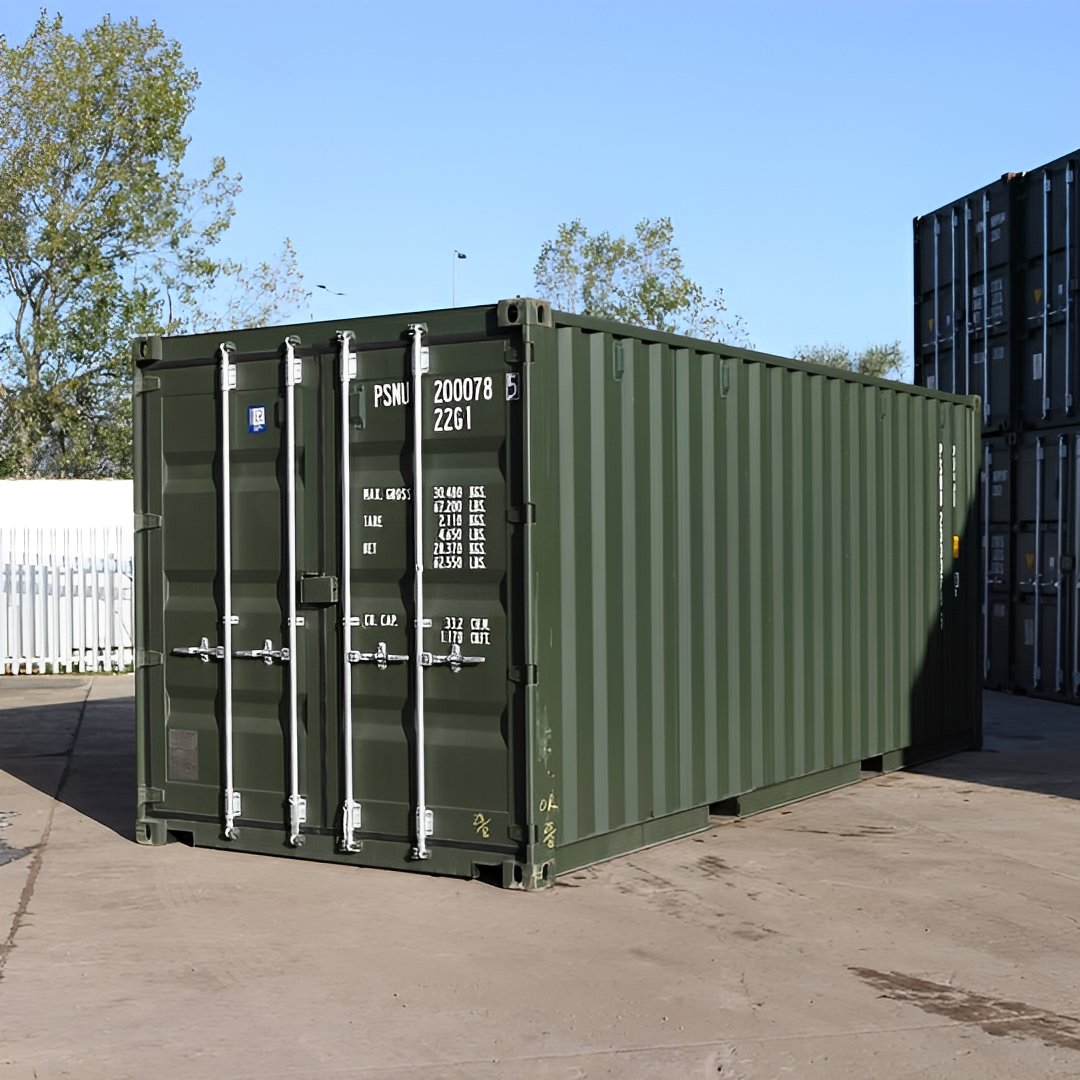 20Ft Shipping Container (One Trip) - Dark Green