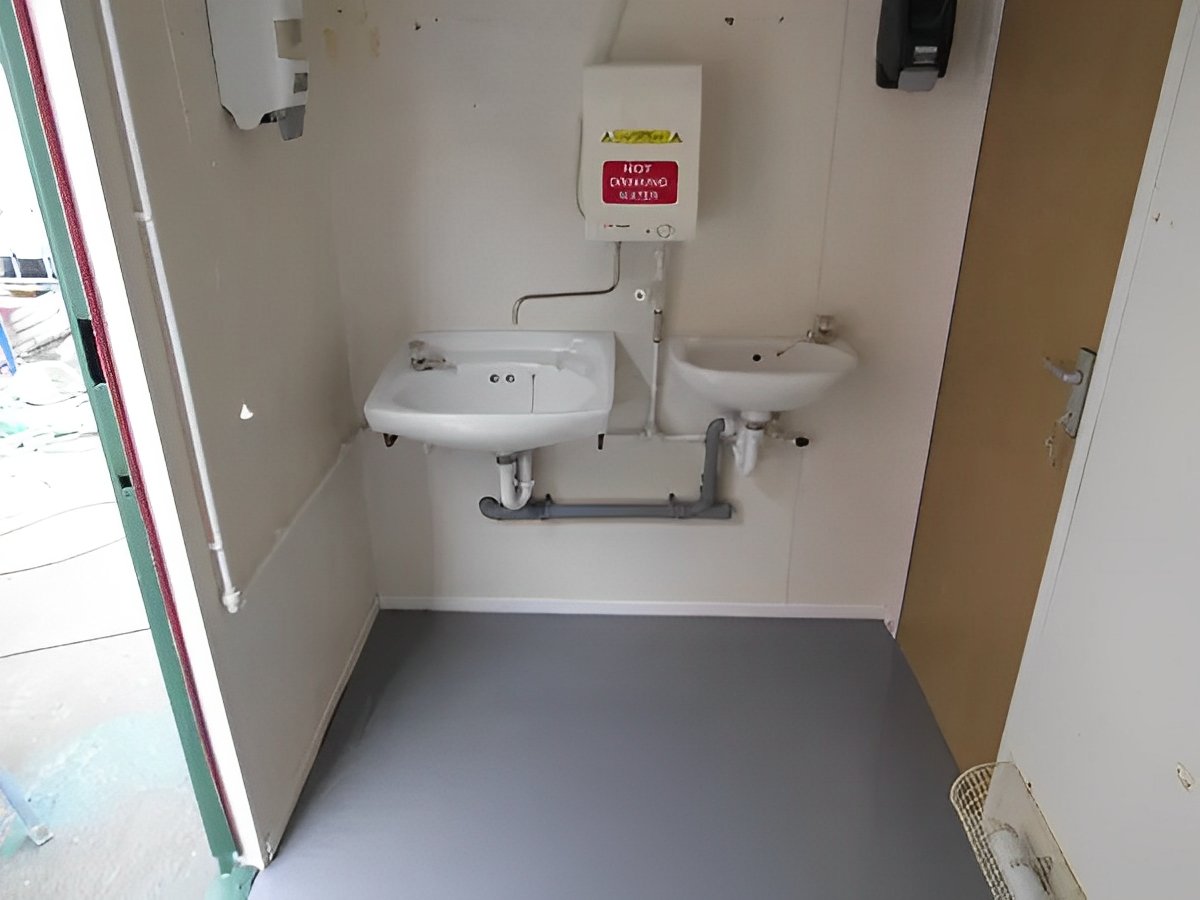 2+1 Steel Toilet Cabin 12Ft x 9Ft - Image 2