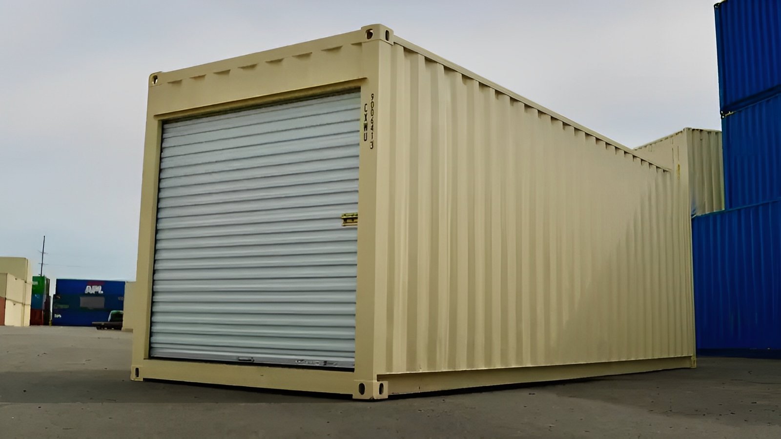 24ft Storage Container With Roll-Up Door