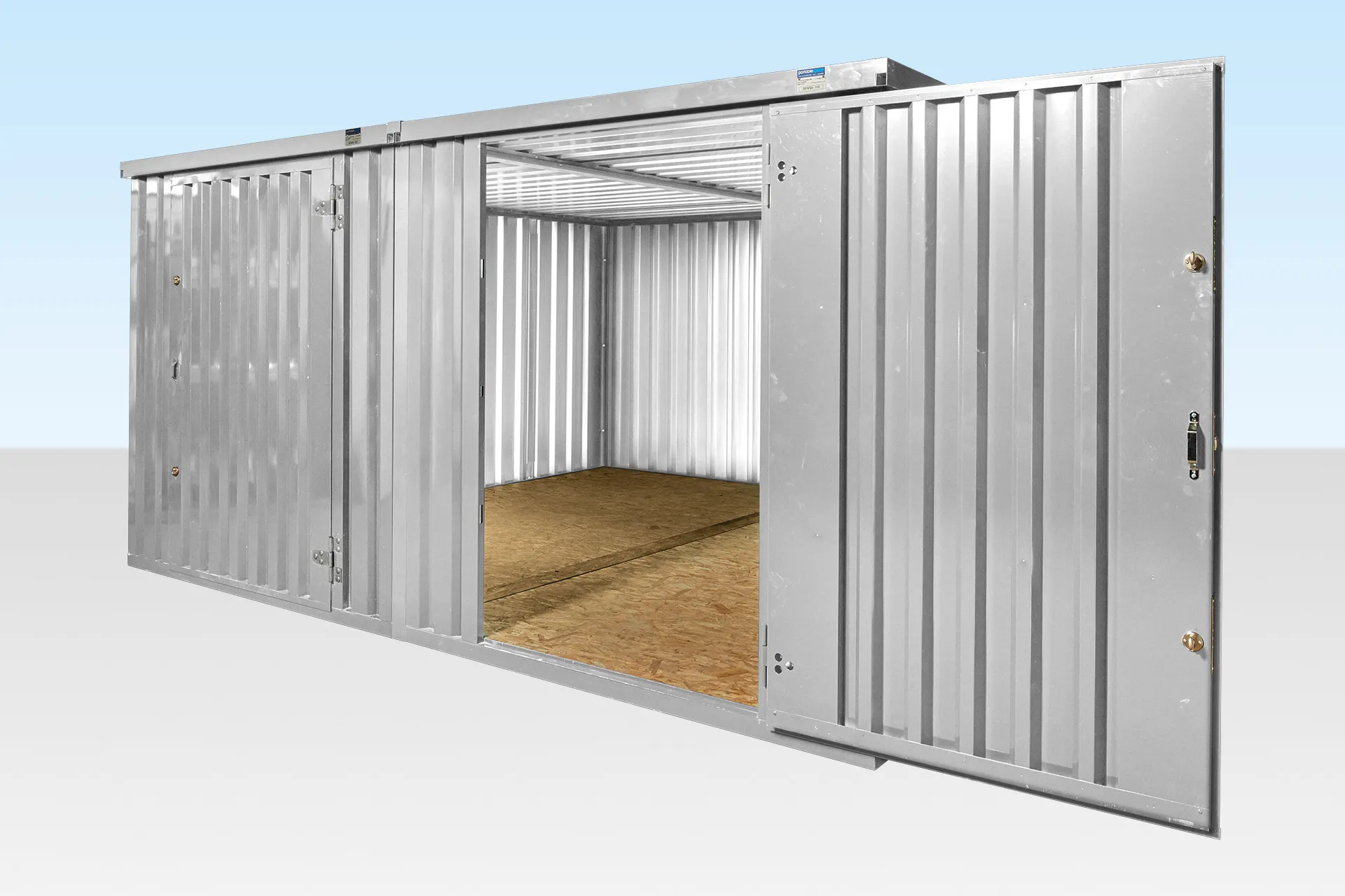 3M X 4.2M Side Linked Flat Pack Container Bundle (Galvanised) - Image 2