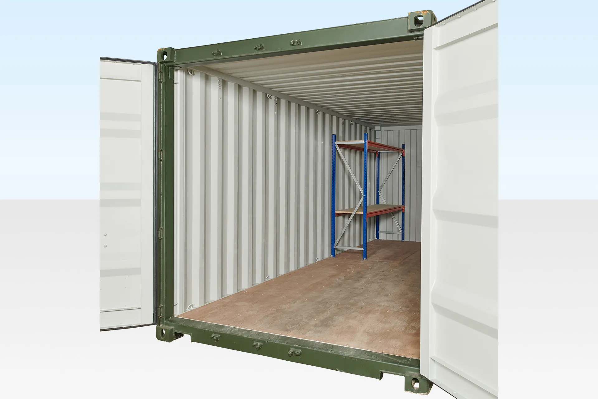 Adjustable, Heavy Duty Two Tier Container Racking (Single Bay) - Image 3
